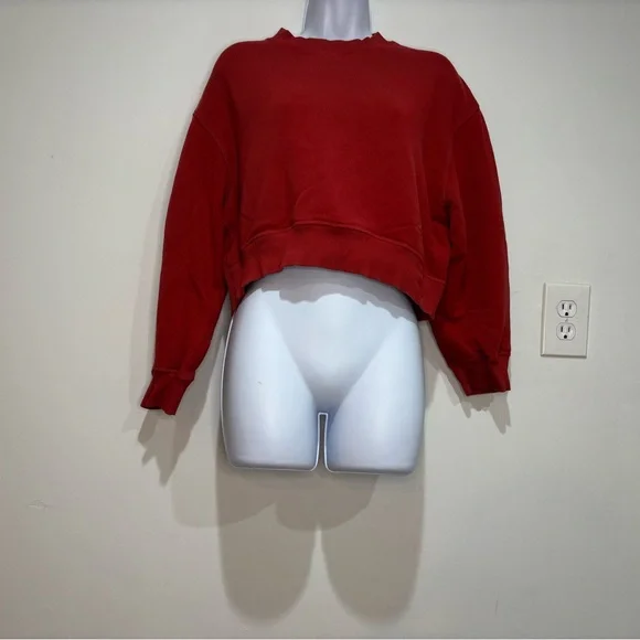 Rag & Bone Vibrant Red Textured Knit - Picture 2 of 9